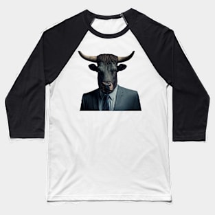 bull in a suit Baseball T-Shirt